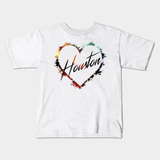 I Love Houston Kids T-Shirt